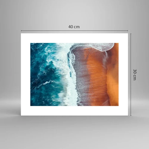 Poster - Touch of the Ocean - 40x30 cm