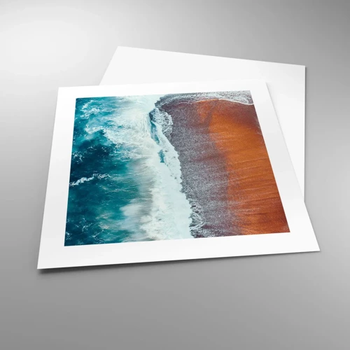 Poster - Touch of the Ocean - 40x40 cm