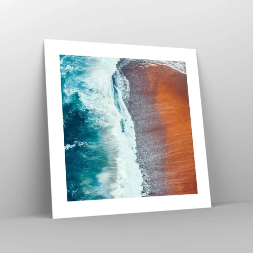 Poster - Touch of the Ocean - 40x40 cm