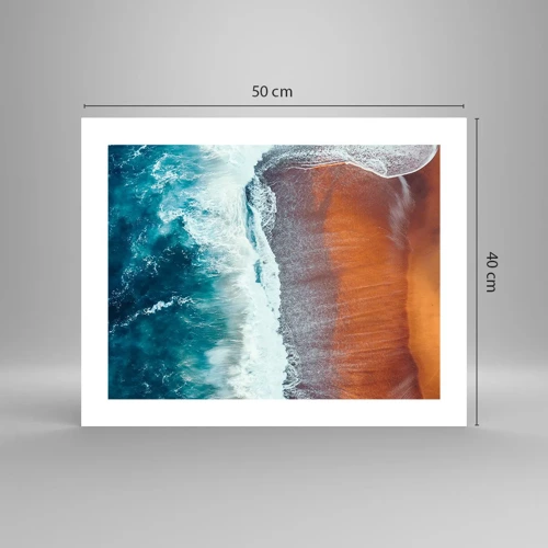 Poster - Touch of the Ocean - 50x40 cm