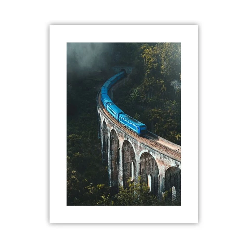 Poster - Train through Nature - 30x40 cm