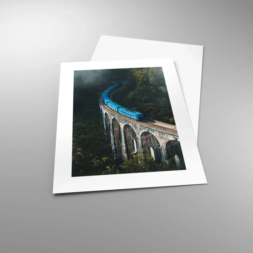 Poster - Train through Nature - 30x40 cm