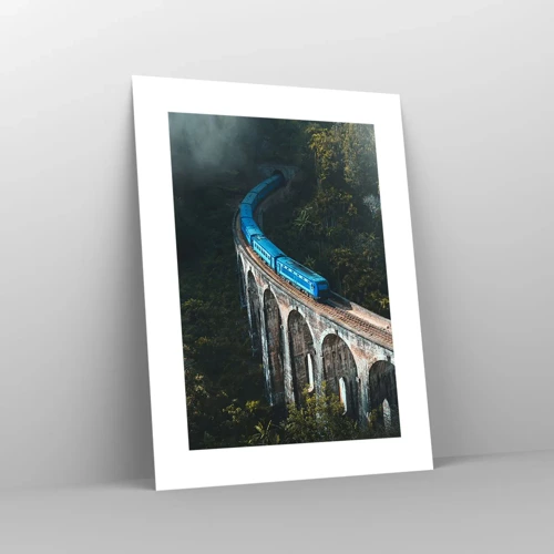 Poster - Train through Nature - 30x40 cm