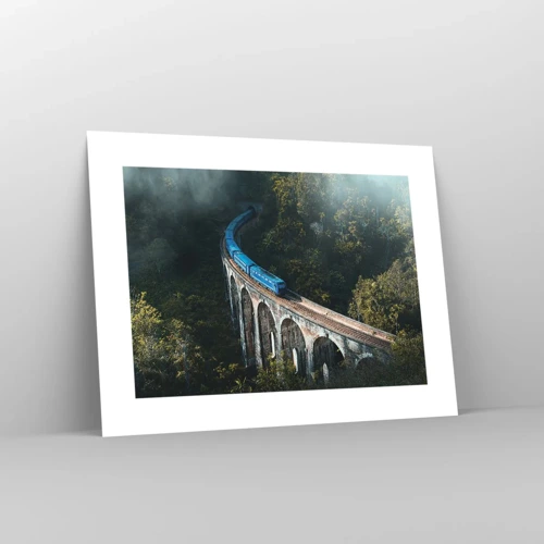 Poster - Train through Nature - 40x30 cm