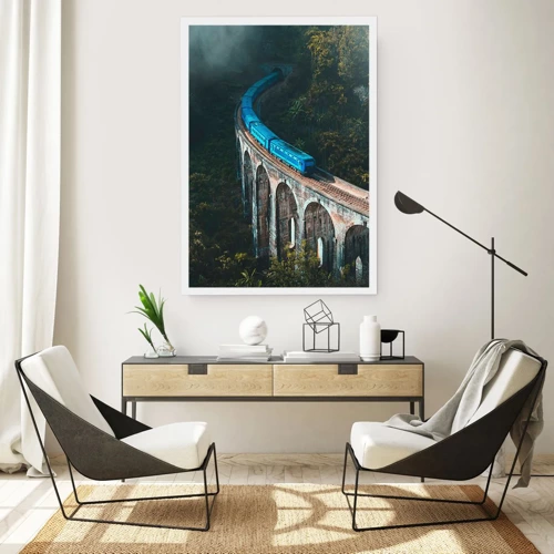 Poster - Train through Nature - 40x50 cm
