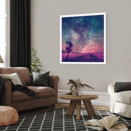 Poster - Under Magical Sky - 40x40 cm