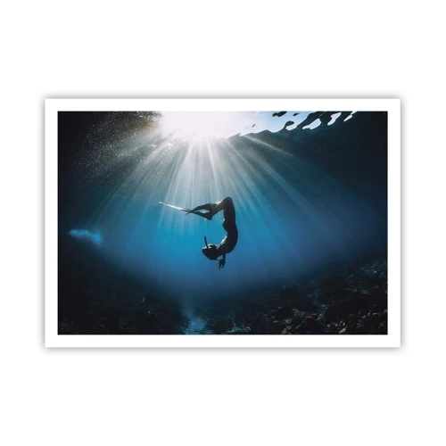 Poster - Underwater dance - 100x70 cm