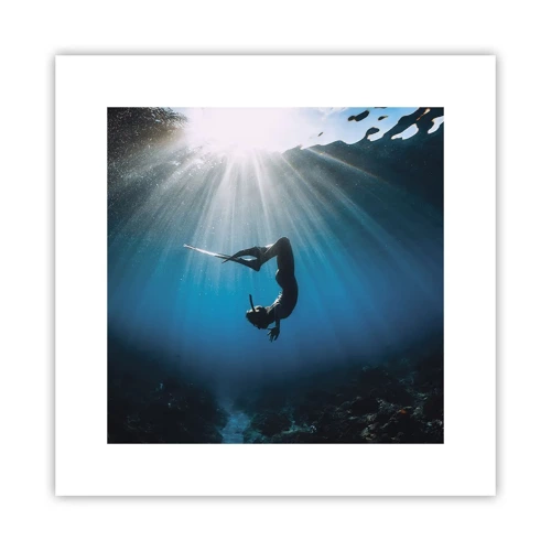 Poster - Underwater dance - 30x30 cm