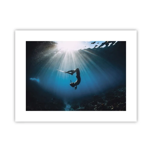 Poster - Underwater dance - 40x30 cm