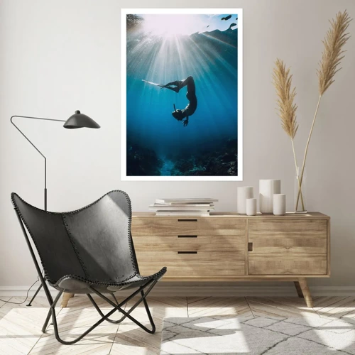 Poster - Underwater dance - 40x50 cm