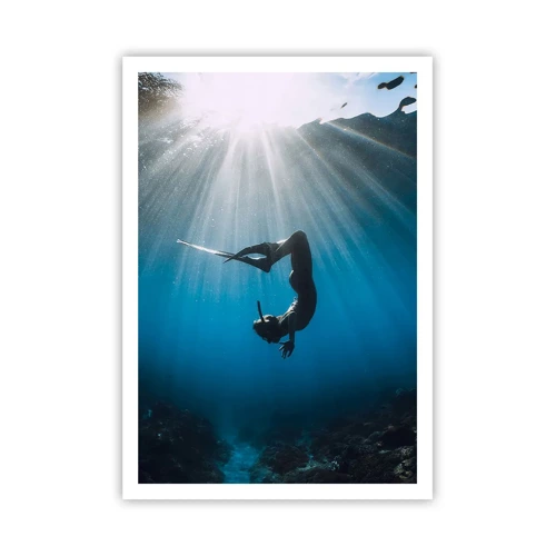 Poster - Underwater dance - 70x100 cm