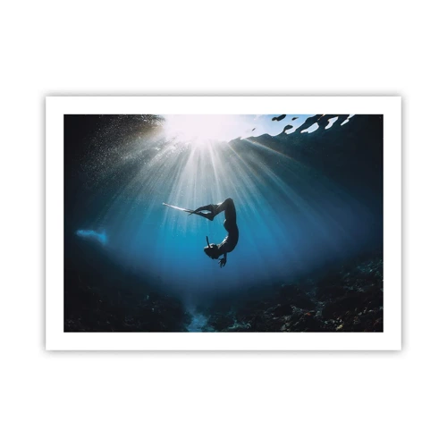 Poster - Underwater dance - 70x50 cm