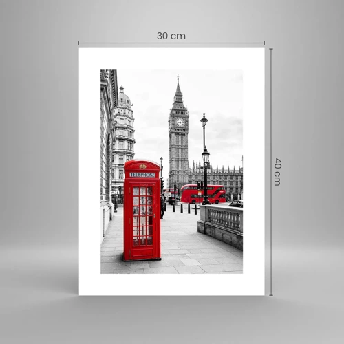 Poster - Undoubtedly London - 30x40 cm