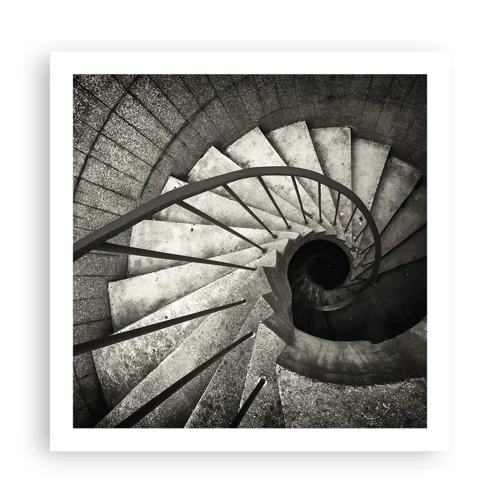Poster - Up the Stairs and Down the Stairs - 60x60 cm