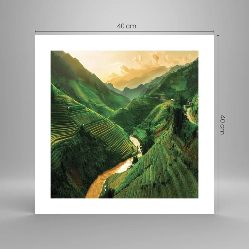 Poster - Vietnamese Valley - 40x40 cm