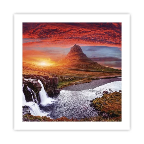 Poster - View of Middle-Earth - 50x50 cm