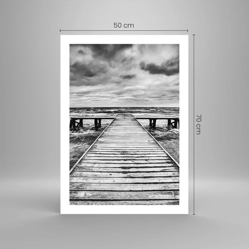 Poster - Waiting for the Wind to Blow away - 50x70 cm