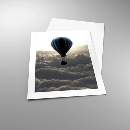 Poster - Wanderer above Clouds - 40x50 cm