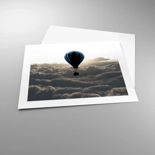 Poster - Wanderer above Clouds - 50x40 cm