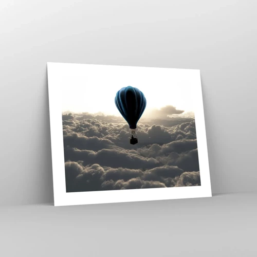 Poster - Wanderer above Clouds - 50x40 cm