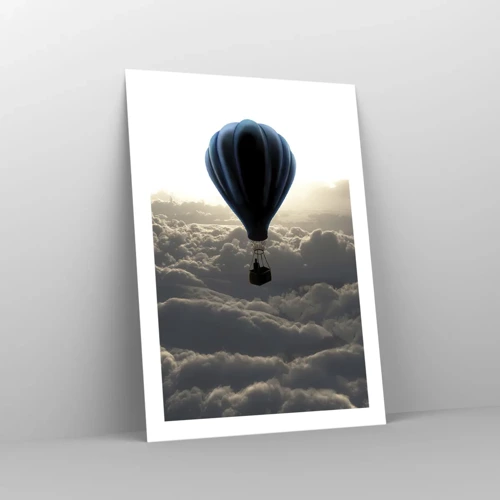 Poster - Wanderer above Clouds - 50x70 cm