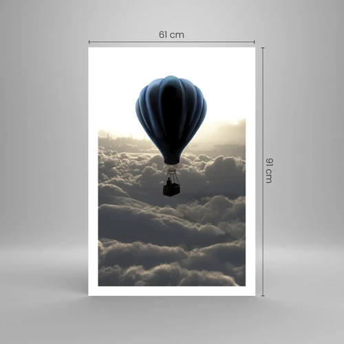 Poster - Wanderer above Clouds - 61x91 cm