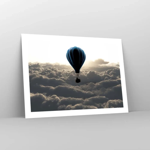 Poster - Wanderer above Clouds - 70x50 cm