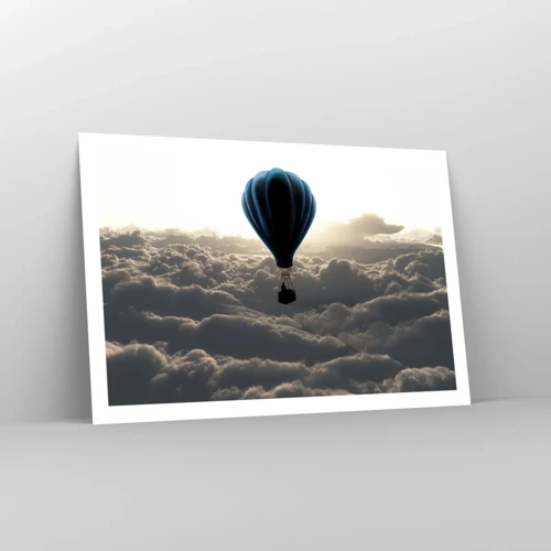 Poster - Wanderer above Clouds - 91x61 cm