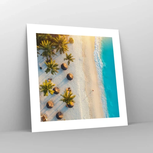 Poster - Welcome to Paradise - 40x40 cm