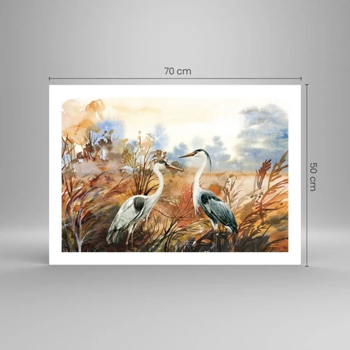 Poster - Where to in Autumn? - 70x50 cm