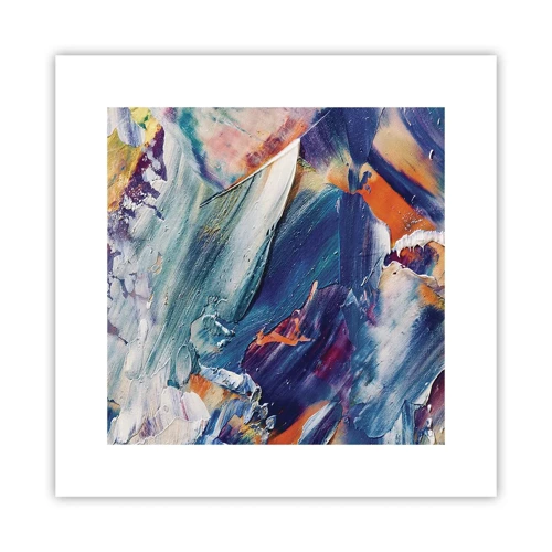 Poster - Whirlwind of Colour - 30x30 cm