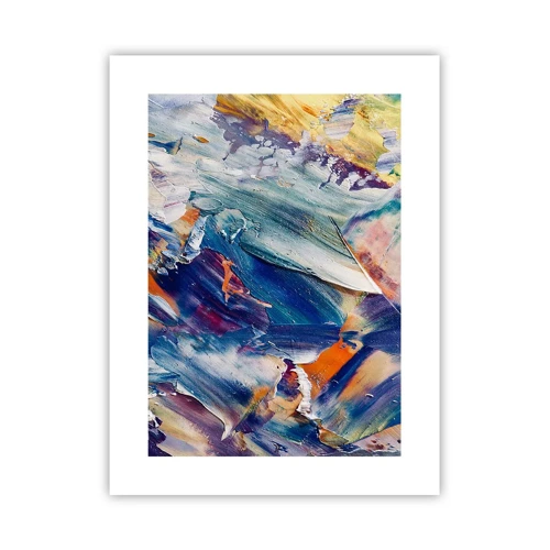 Poster - Whirlwind of Colour - 30x40 cm