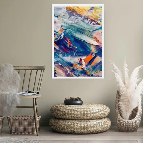 Poster - Whirlwind of Colour - 30x40 cm