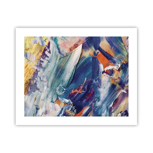 Poster - Whirlwind of Colour - 50x40 cm