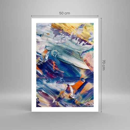 Poster - Whirlwind of Colour - 50x70 cm