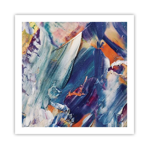 Poster - Whirlwind of Colour - 60x60 cm