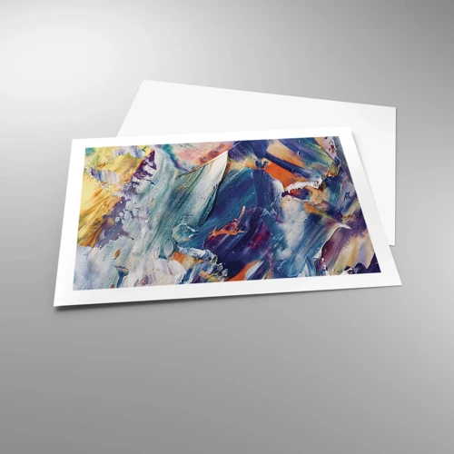 Poster - Whirlwind of Colour - 70x50 cm