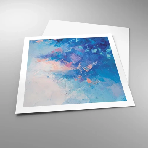 Poster - Winter Abstract - 60x60 cm