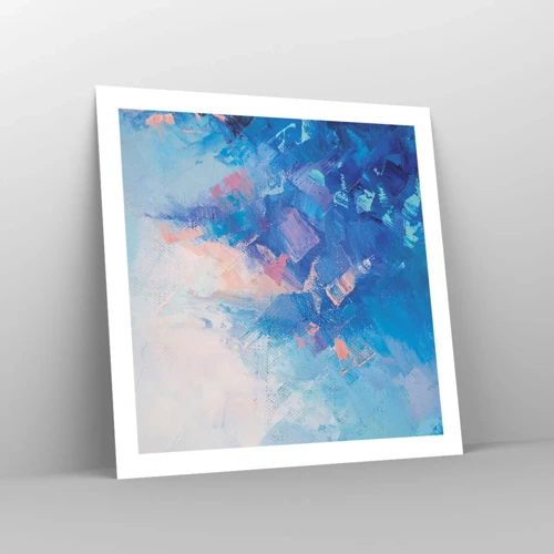 Poster - Winter Abstract - 60x60 cm