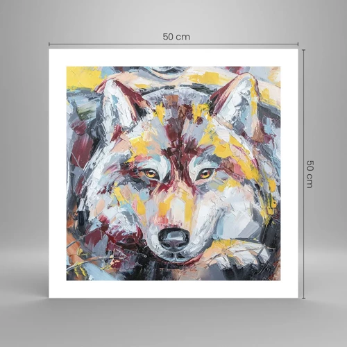 Poster - Wolf Eyes - 50x50 cm