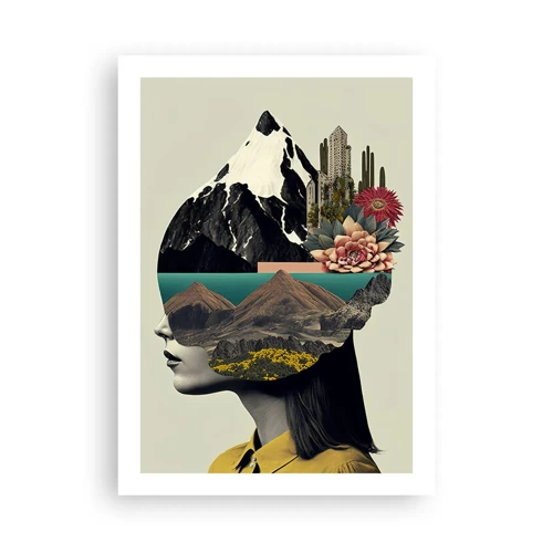 Poster - Woman - Always a Mystery - 50x70 cm