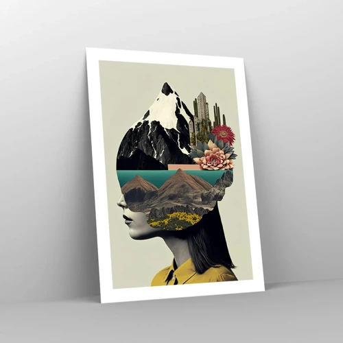 Poster - Woman - Always a Mystery - 50x70 cm