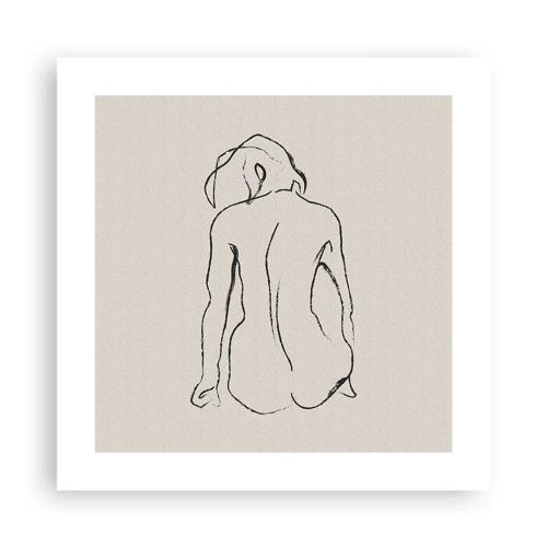 Poster - Woman Nude - 40x40 cm
