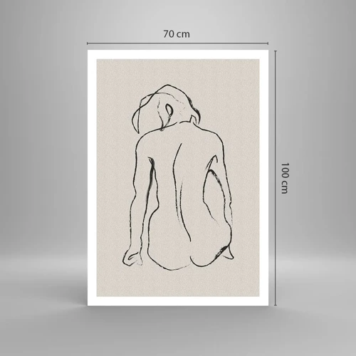 Poster - Woman Nude - 70x100 cm