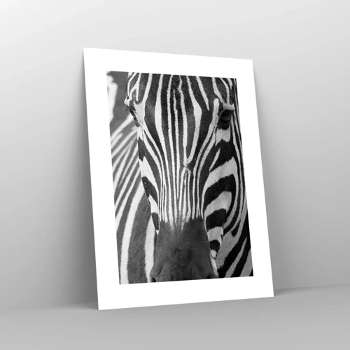 Poster - World Is Black and White - 30x40 cm