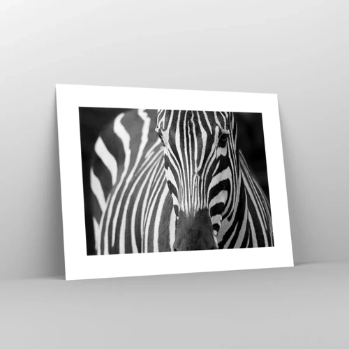 Poster - World Is Black and White - 40x30 cm