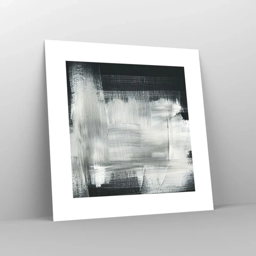 Poster - Woven from the Vertical and the Horizontal - 30x30 cm