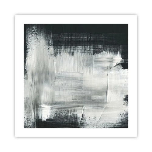 Poster - Woven from the Vertical and the Horizontal - 50x50 cm