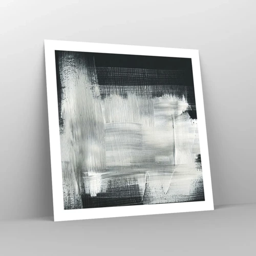 Poster - Woven from the Vertical and the Horizontal - 60x60 cm