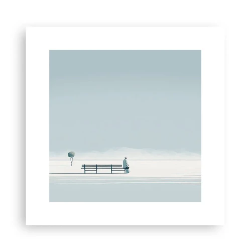 Poster - Yes, I Am Waiting - 30x30 cm